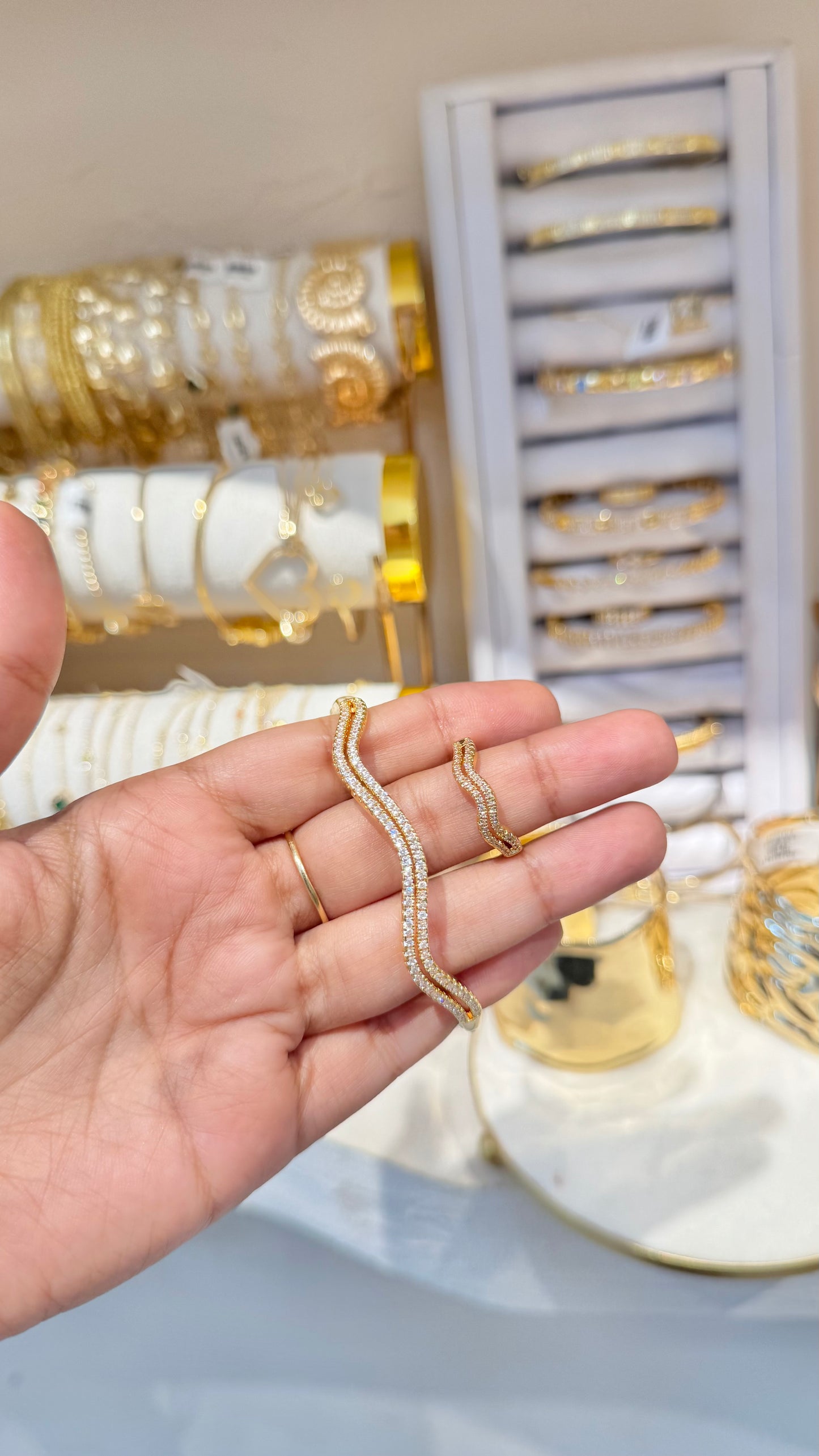 JUEGO BRAZALETE ONDAS (incluye anillo)