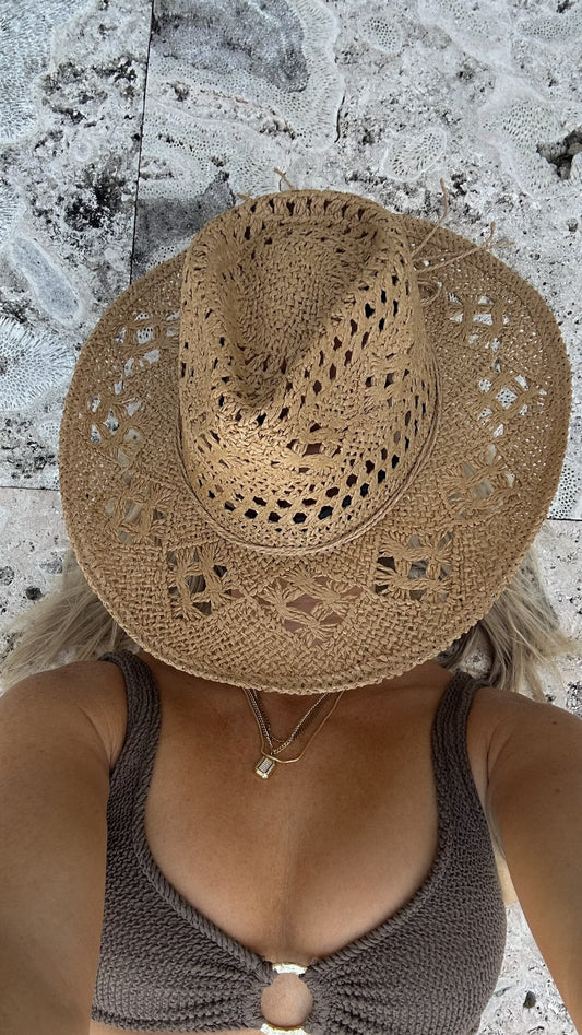 SOMBRERO CANCÚN MARRÓN