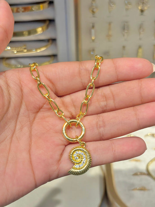 PULSERA CLIP CARACOL