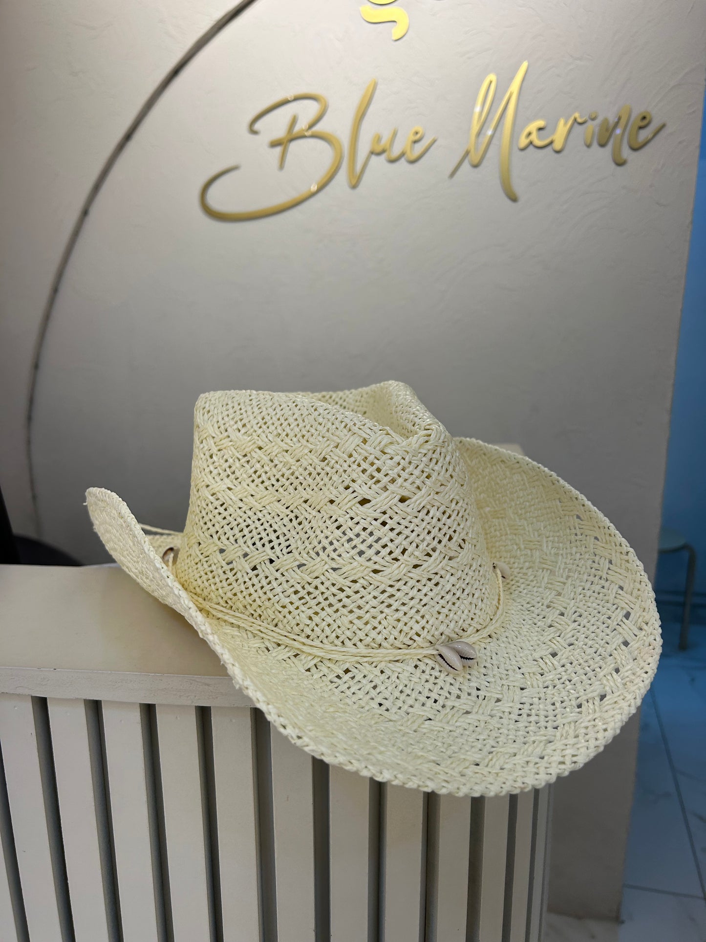 SOMBRERO CONCHITAS CREMA