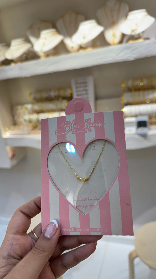 CADENA BALINES DIAMANTADOS