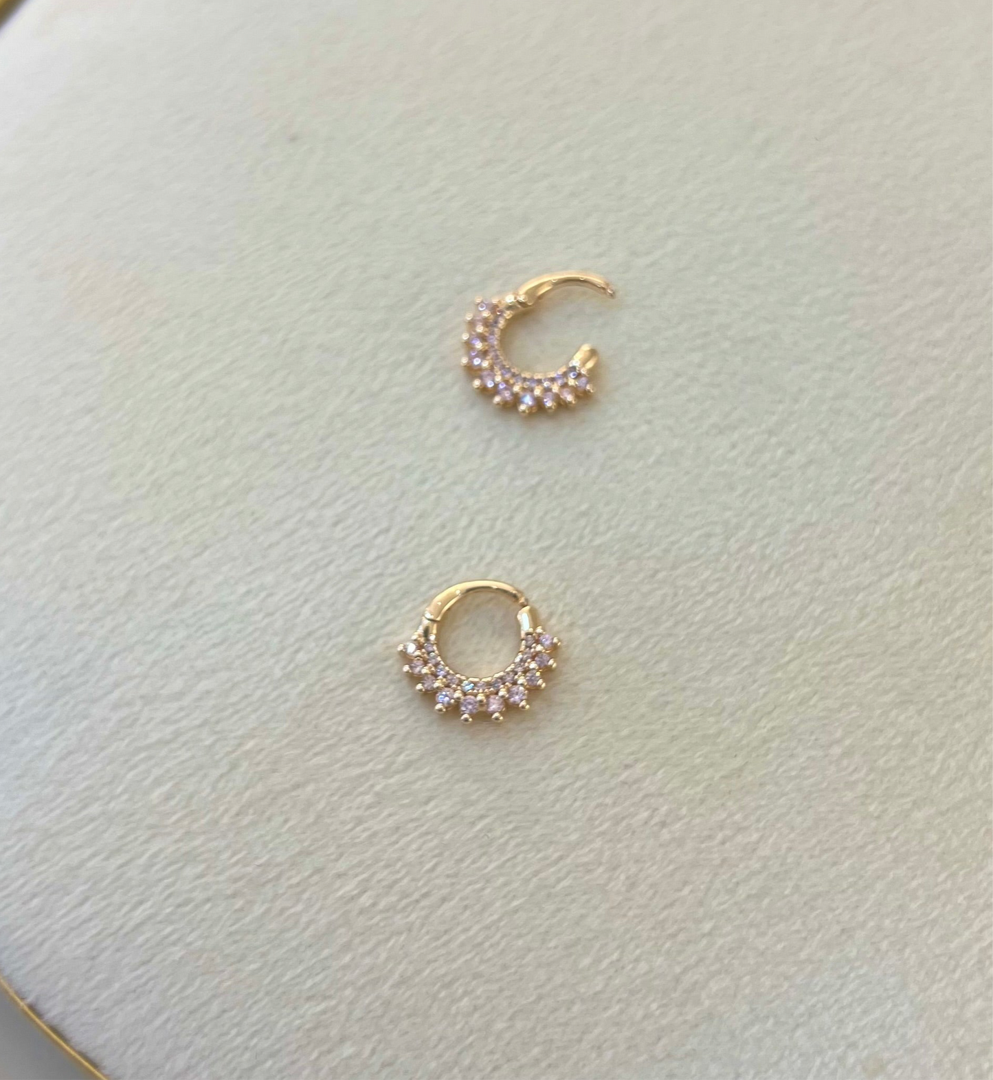 PIERCING PIEDRAS ROSADAS UNIDAD