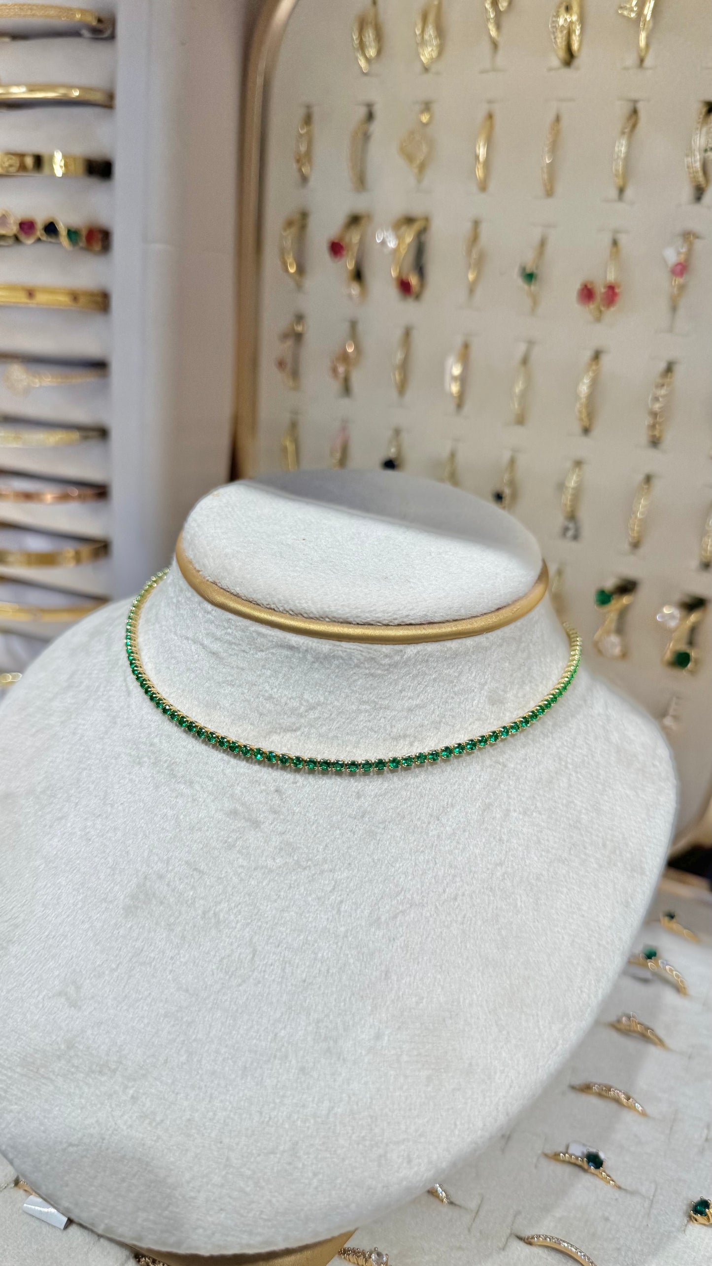 CHOKER TENIS VERDE