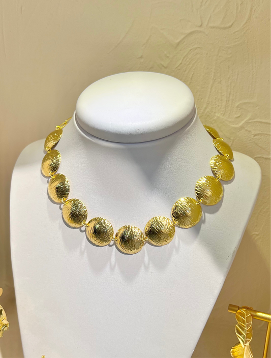 CHOKER DISCOS BRONCE