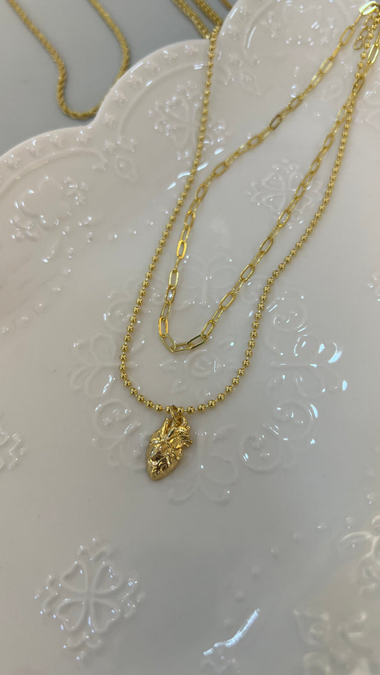 CADENAS CORAZON ANATÓMICO