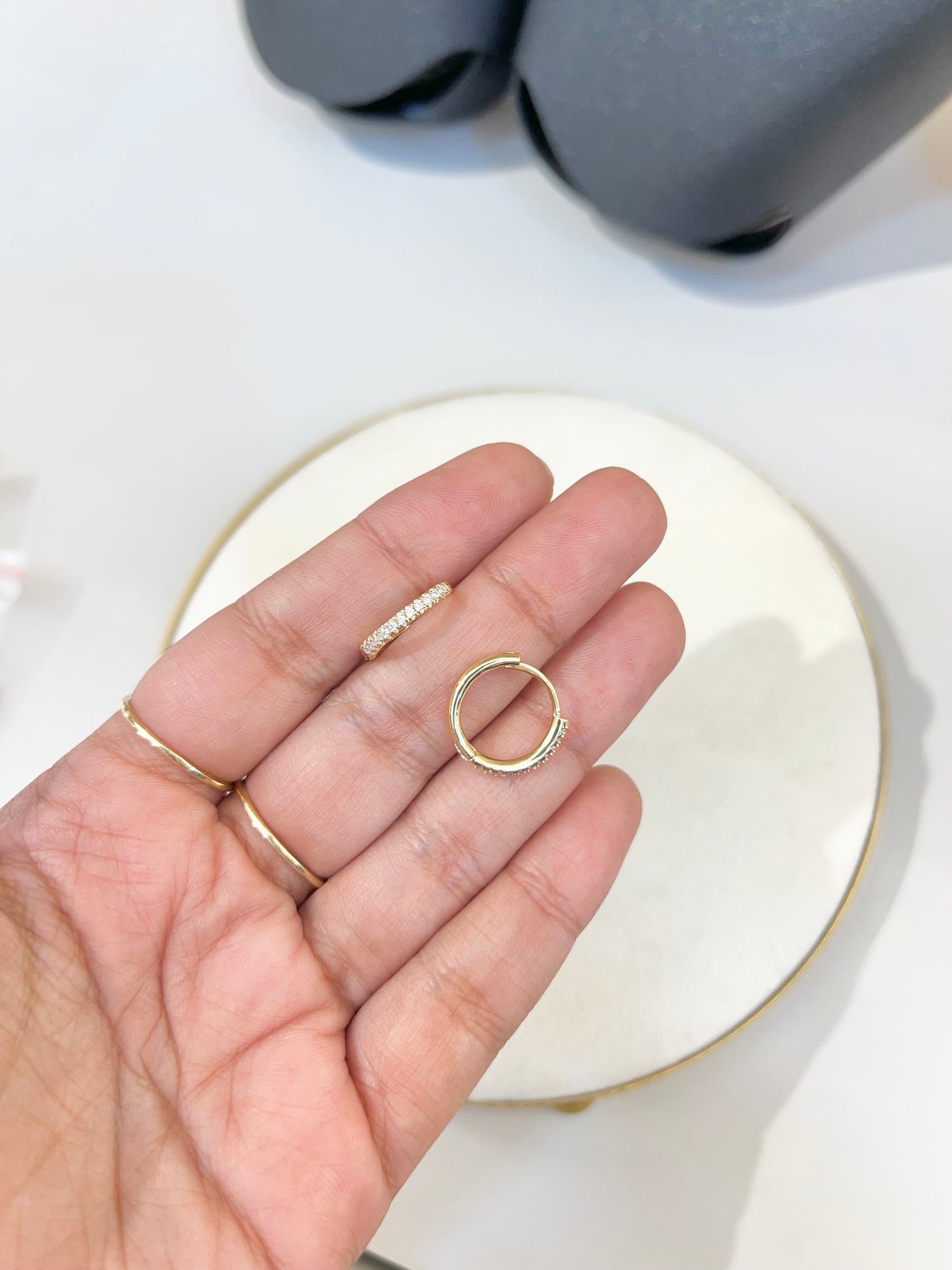 ARGOLLA CLÁSICA 15mm ORO LAMINADO