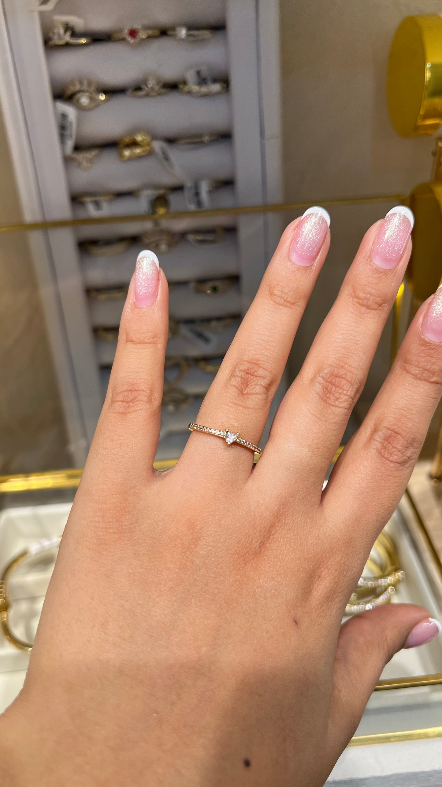 ANILLO PROMESA ORO LAMINADO