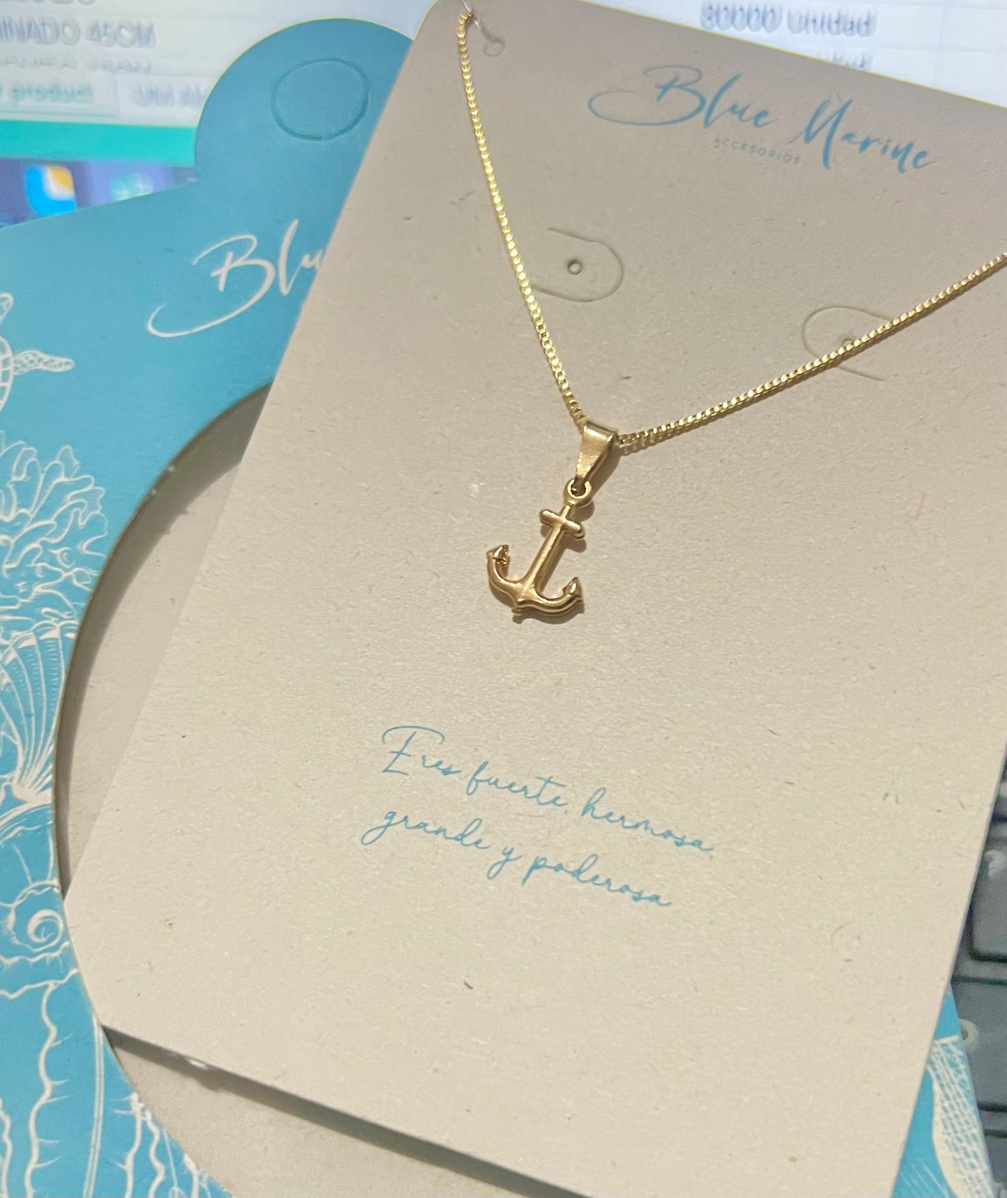 CADENA ANCLA ORO LAMINADO