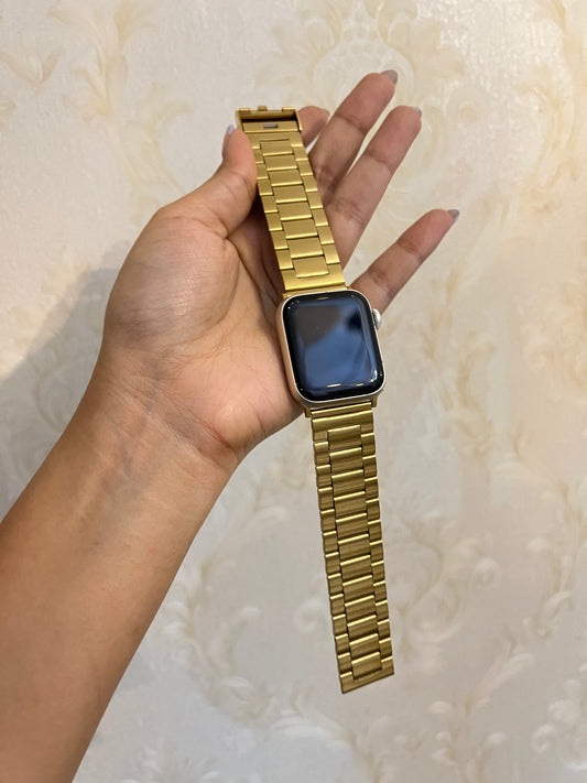 MANILLA APPLE WATCH CLASICA DORADA