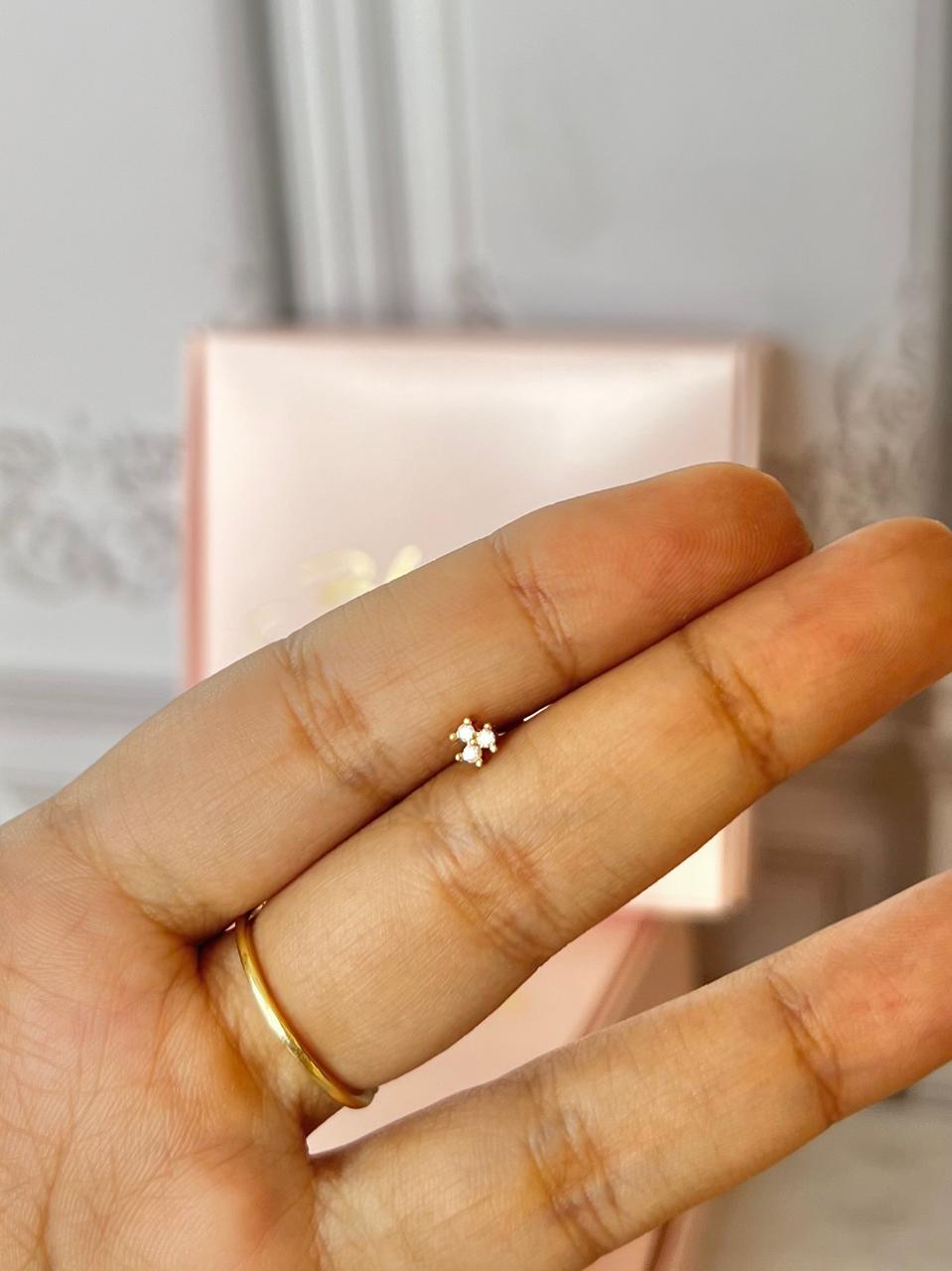 PIERCING TRES CRISTALES