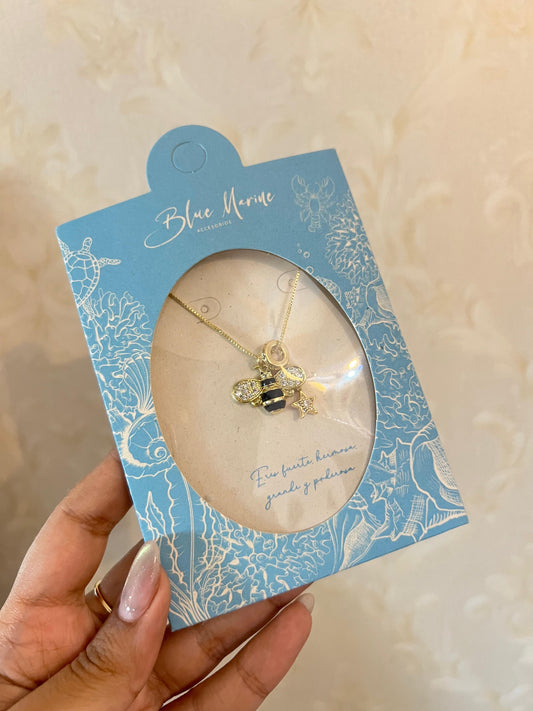 CADENA ABEJA DOBLE DIJE