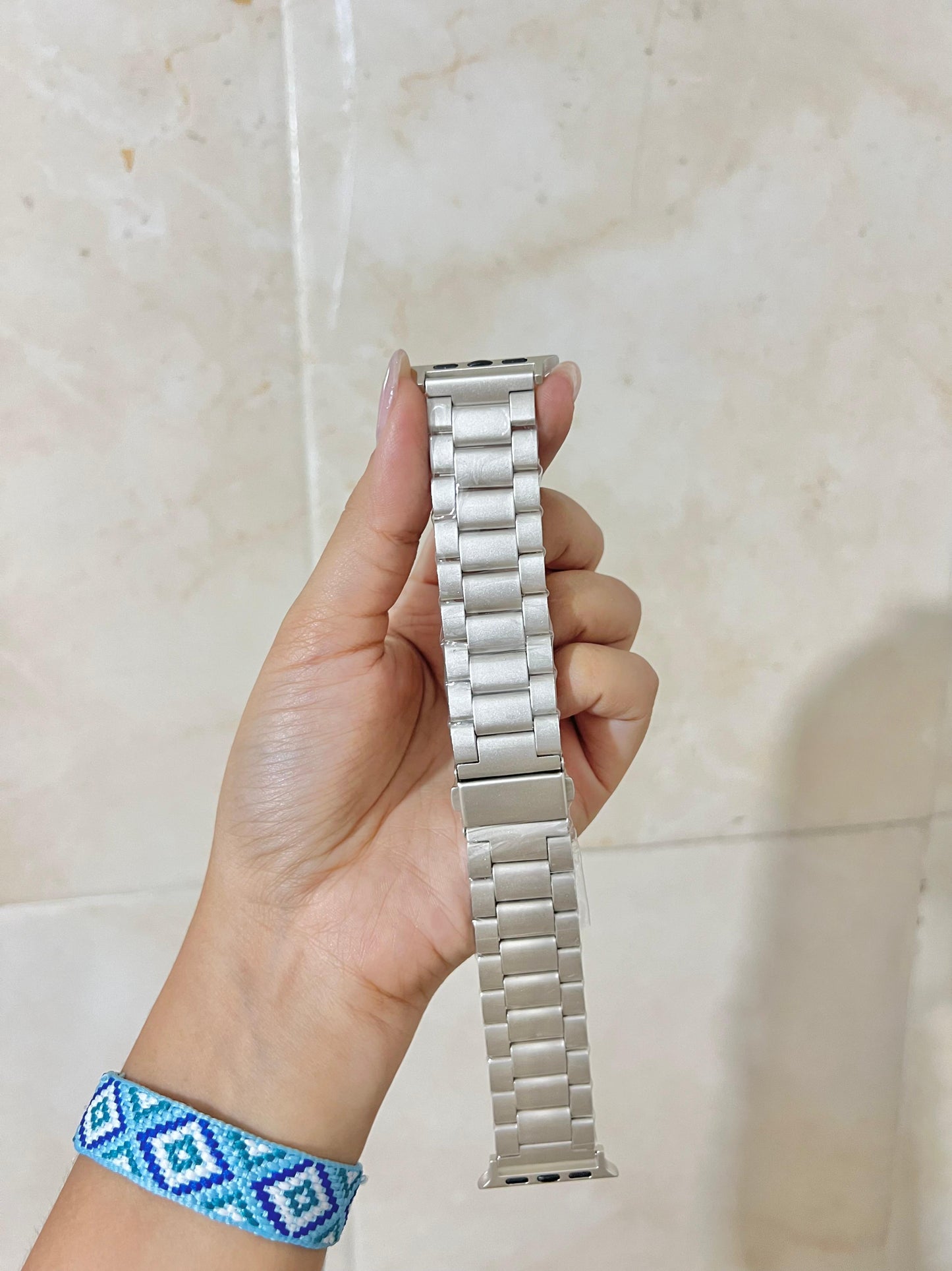 MANILLA APPLE WATCH CLASICA STARLIGHT