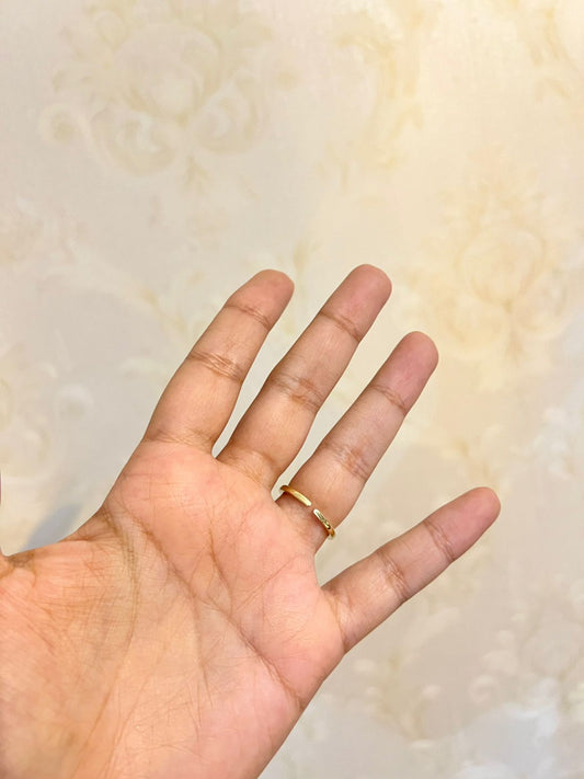 ANILLO CLASICO DORADO