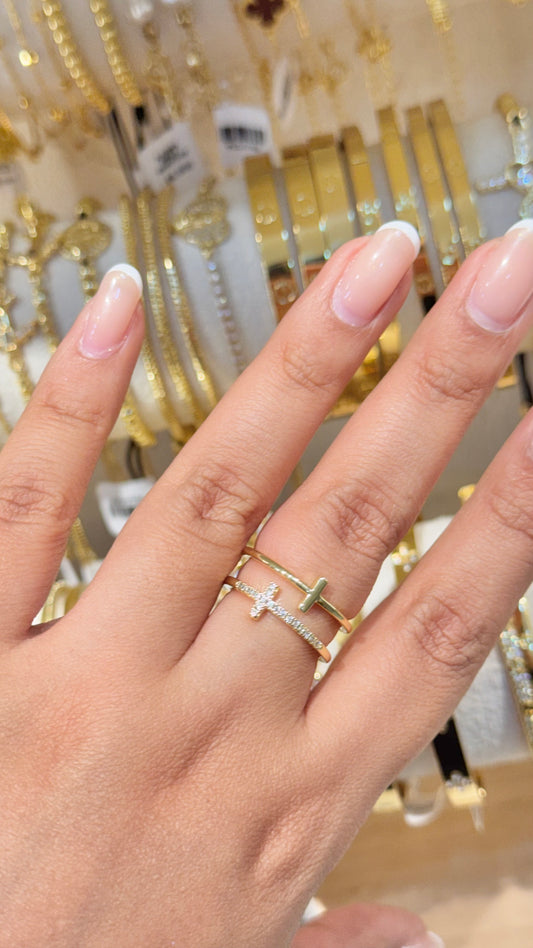 ANILLO DOBLE CRUZ