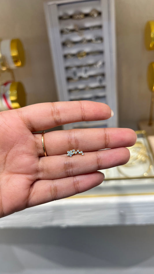 Piercing oro laminado