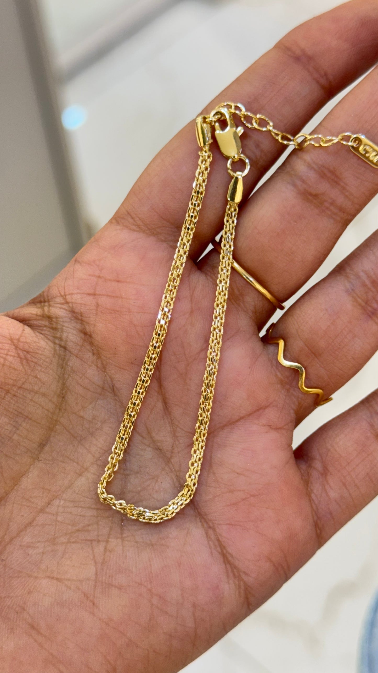 PULSERA TEJIDO CHINO RODIO