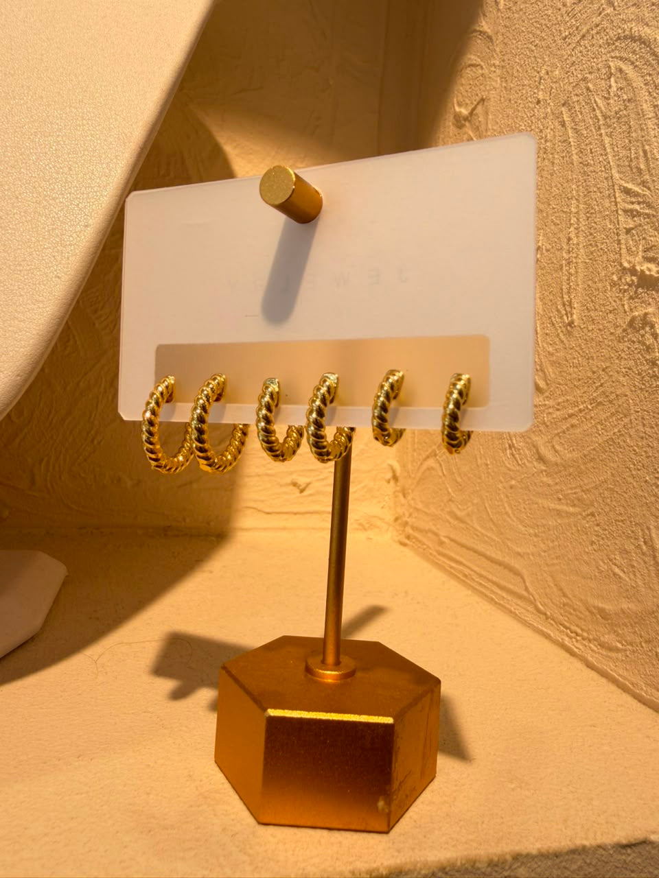 TRÍO DE ARGOLLAS LAZO