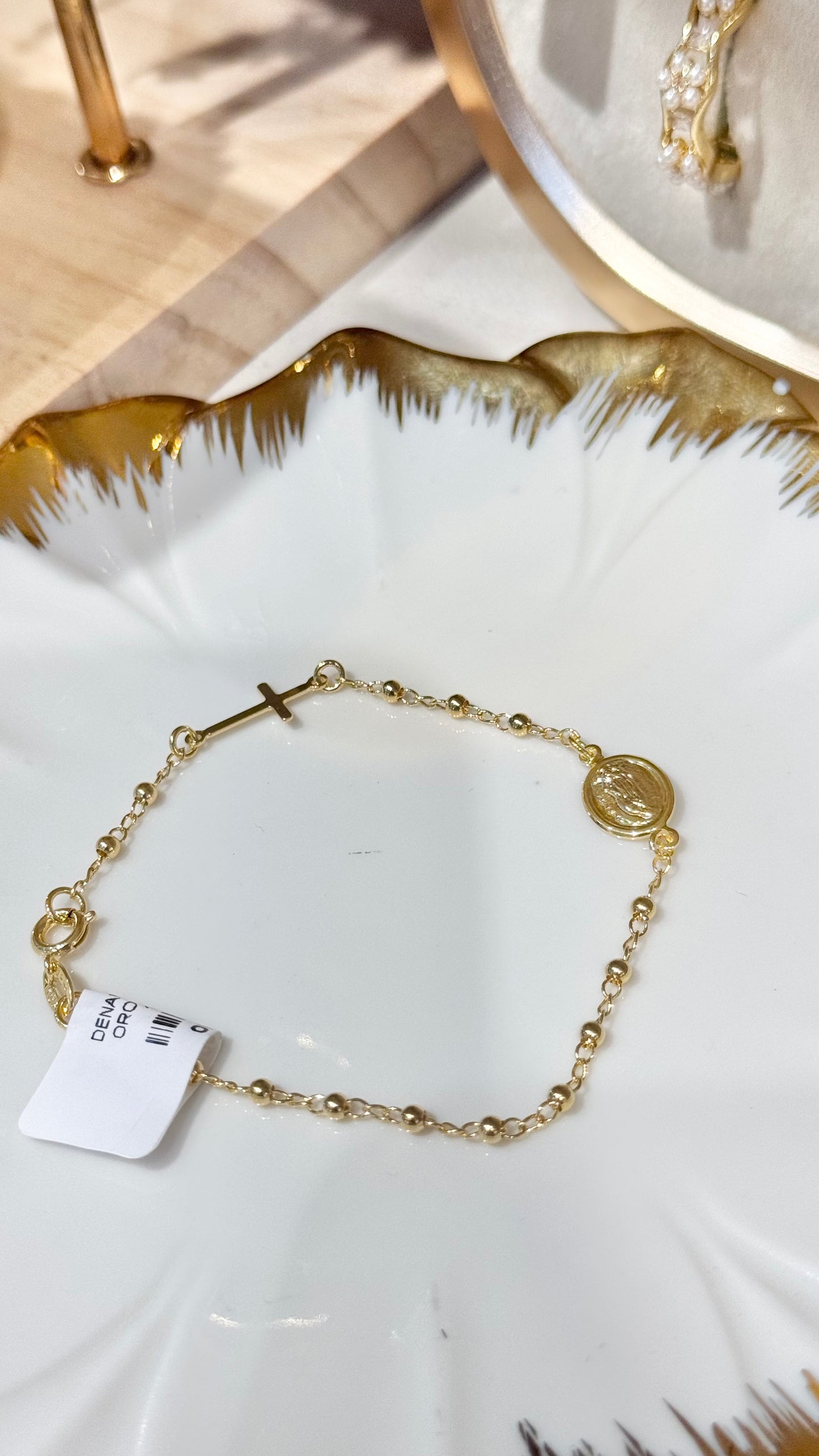 DENARIO VIRGEN ORO LAMINADO
