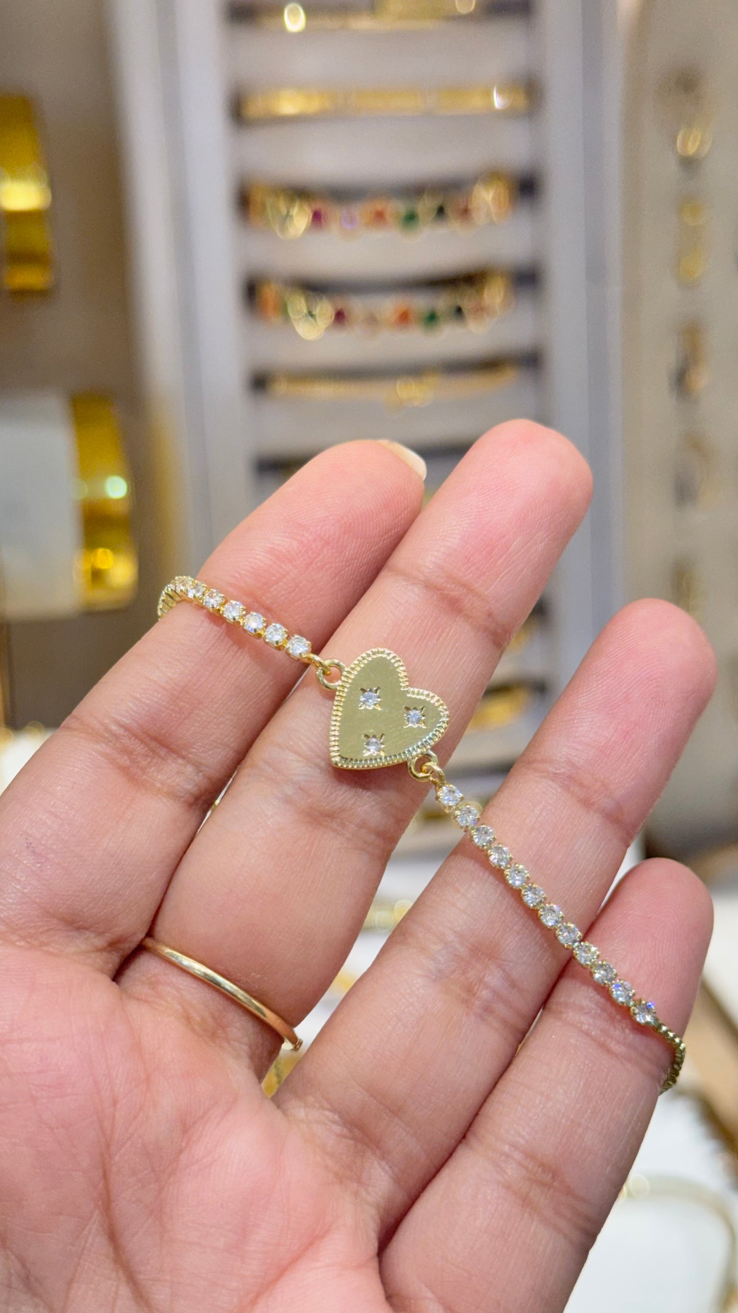 PULSERA TENIS CORAZÓN