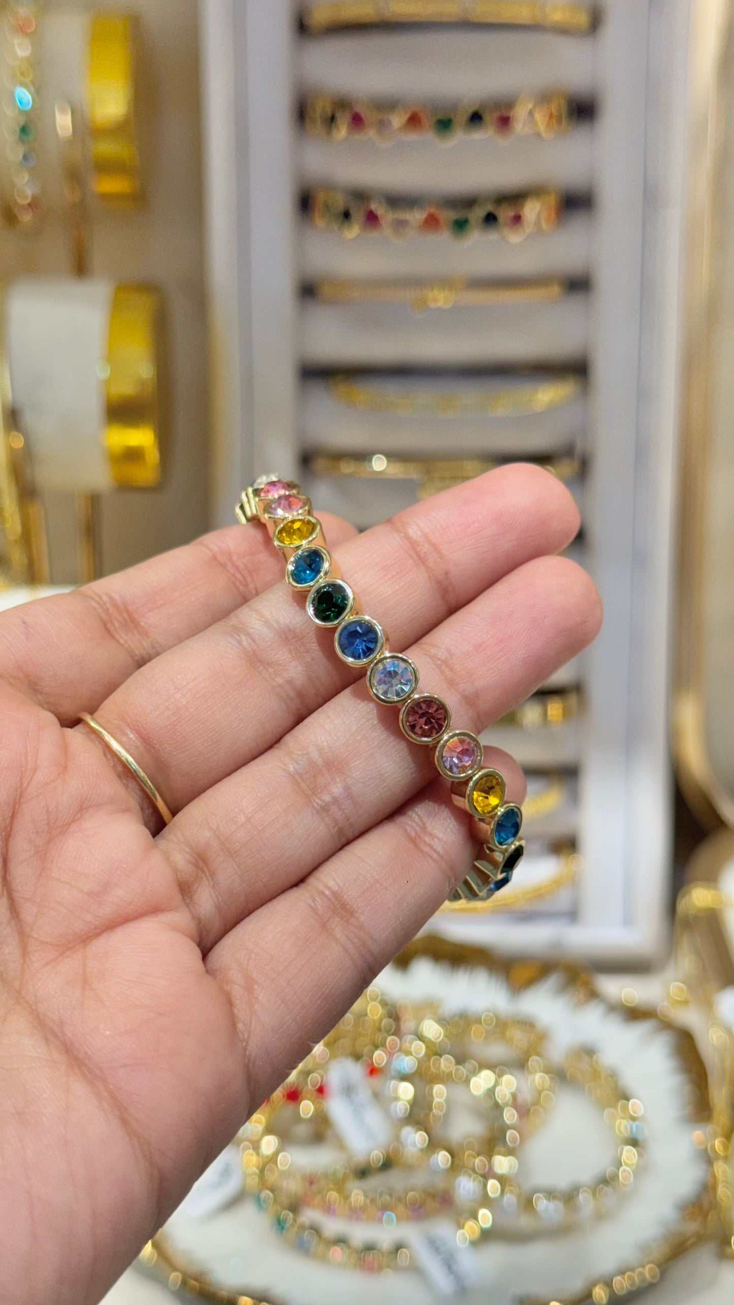 PULSERA CÍRCULOS COLORES