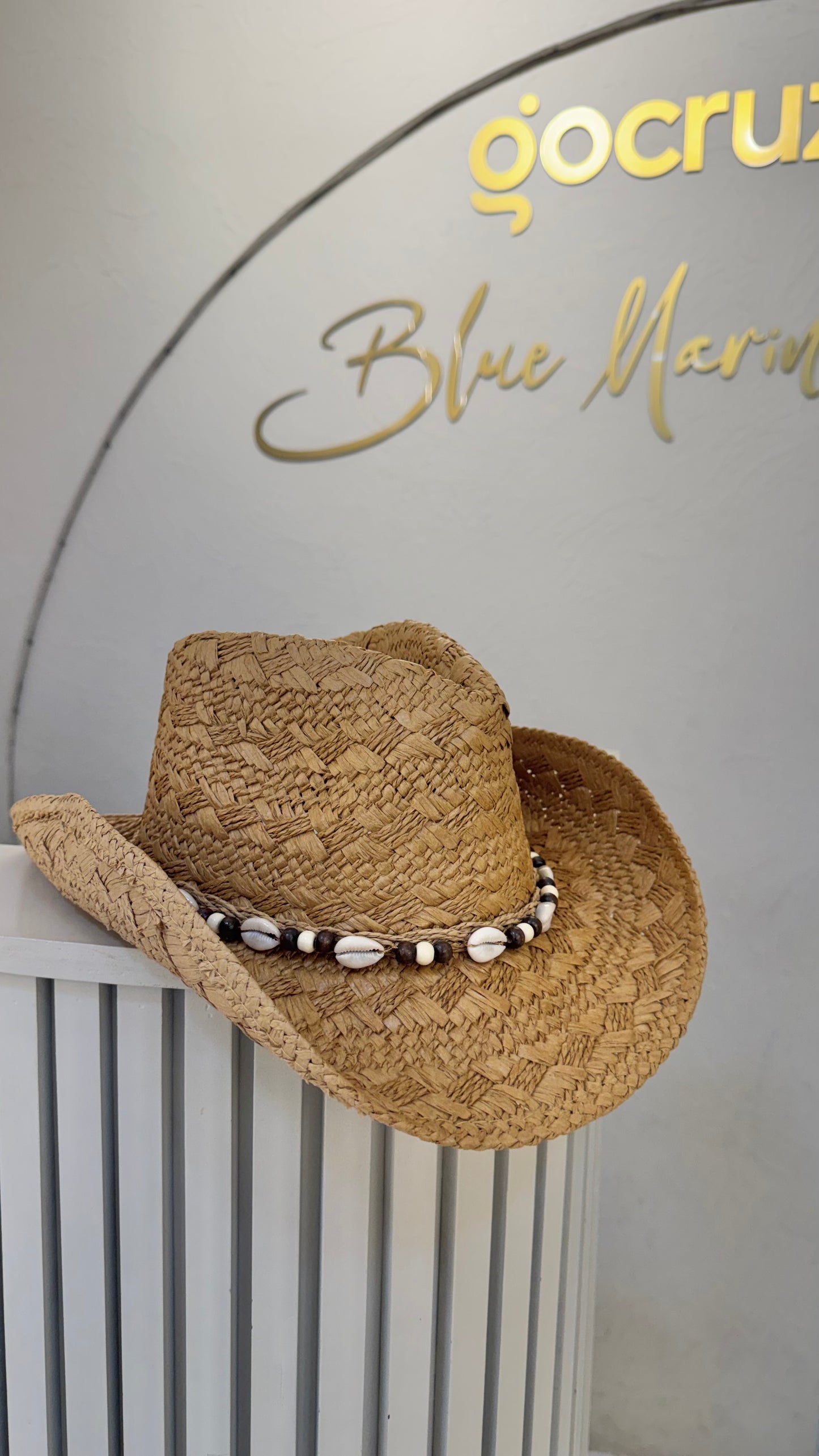 SOMBRERO CONCHITAS MARRÓN