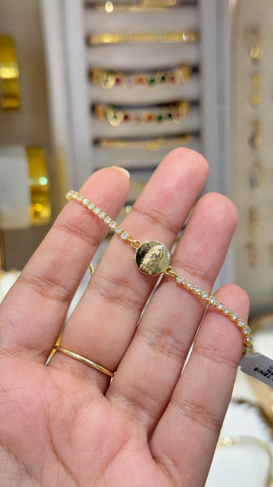 PULSERA TENIS VIRGEN