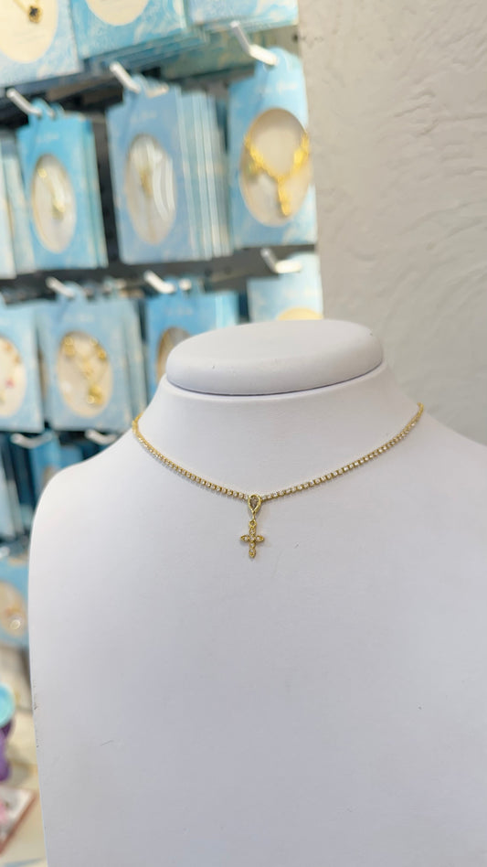CHOKER TENIS CRUZ