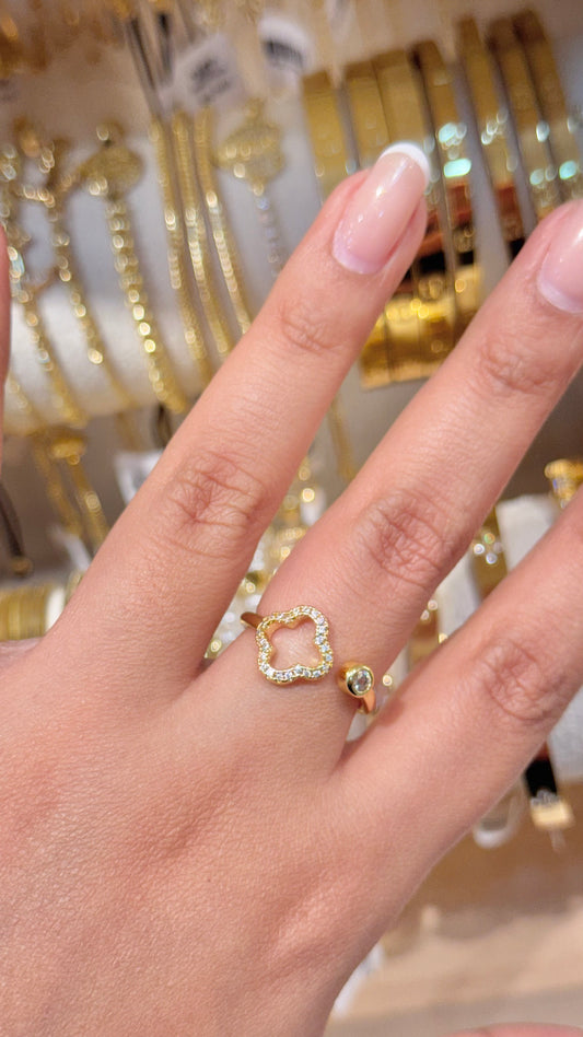 ANILLO BORDE TRÉBOL
