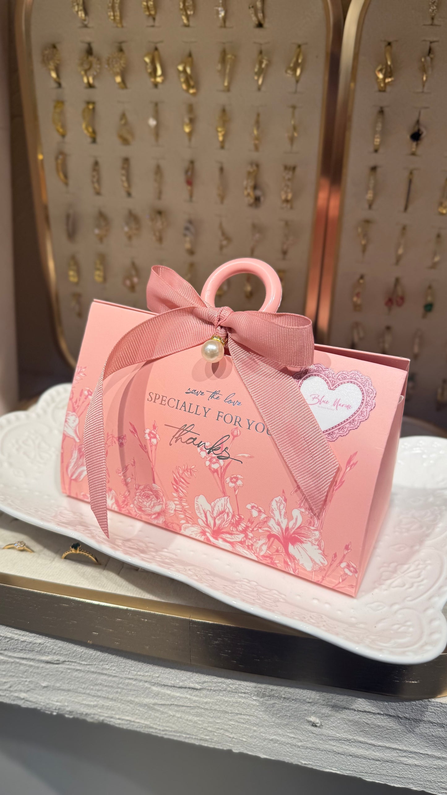 CAJA ROSADO OSCURO