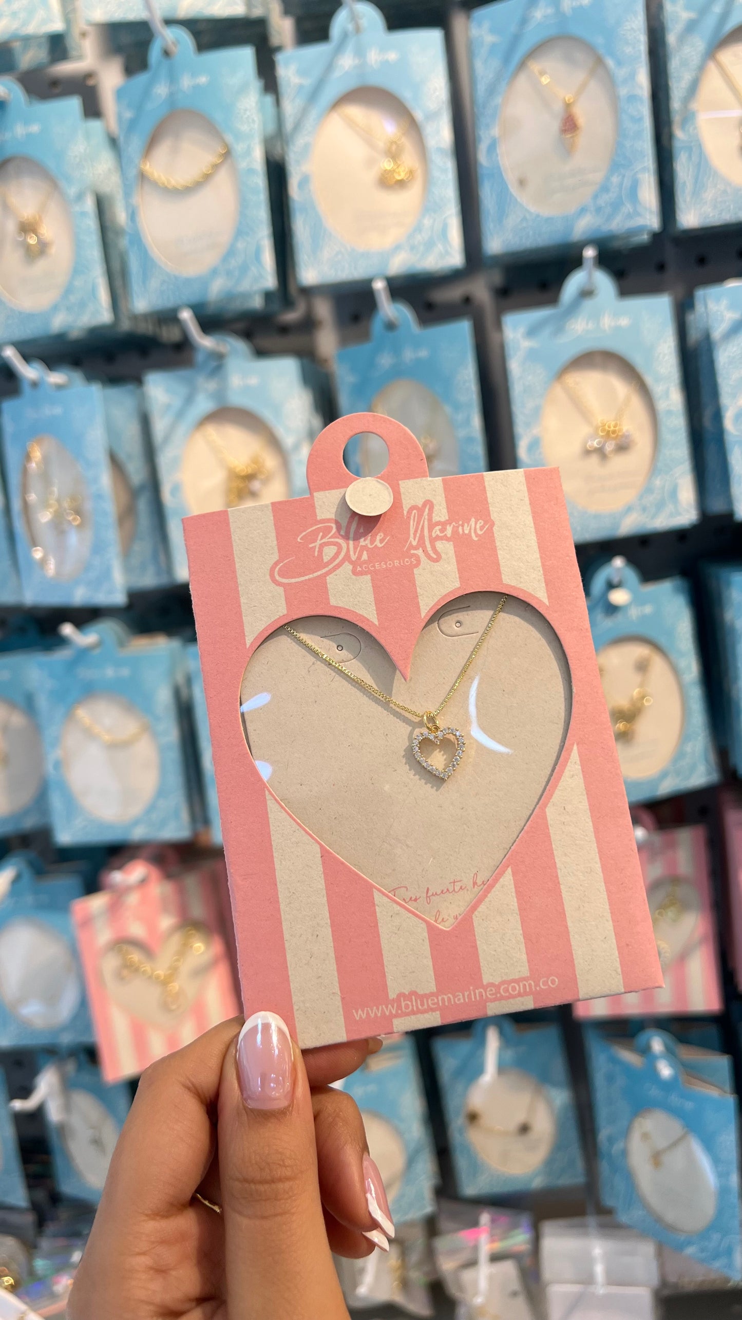 CADENA BORDE CORAZÓN