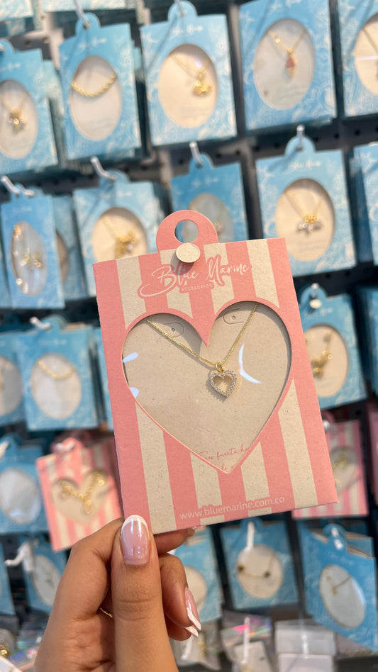 CADENA BORDE CORAZÓN