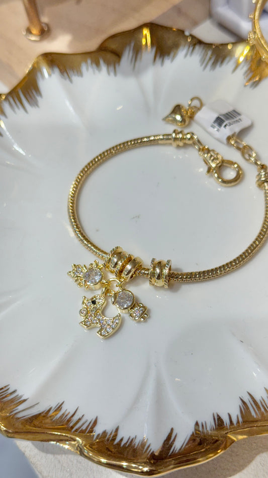PULSERA CHARM NIÑOS Y PERRO