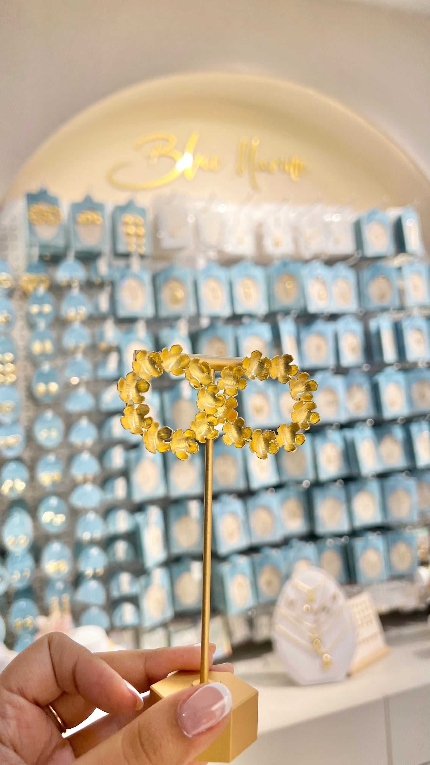 ARETE 9 FLORES BRONCE