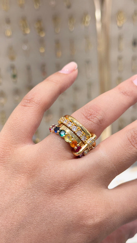 ANILLO X4 ARCOÍRIS