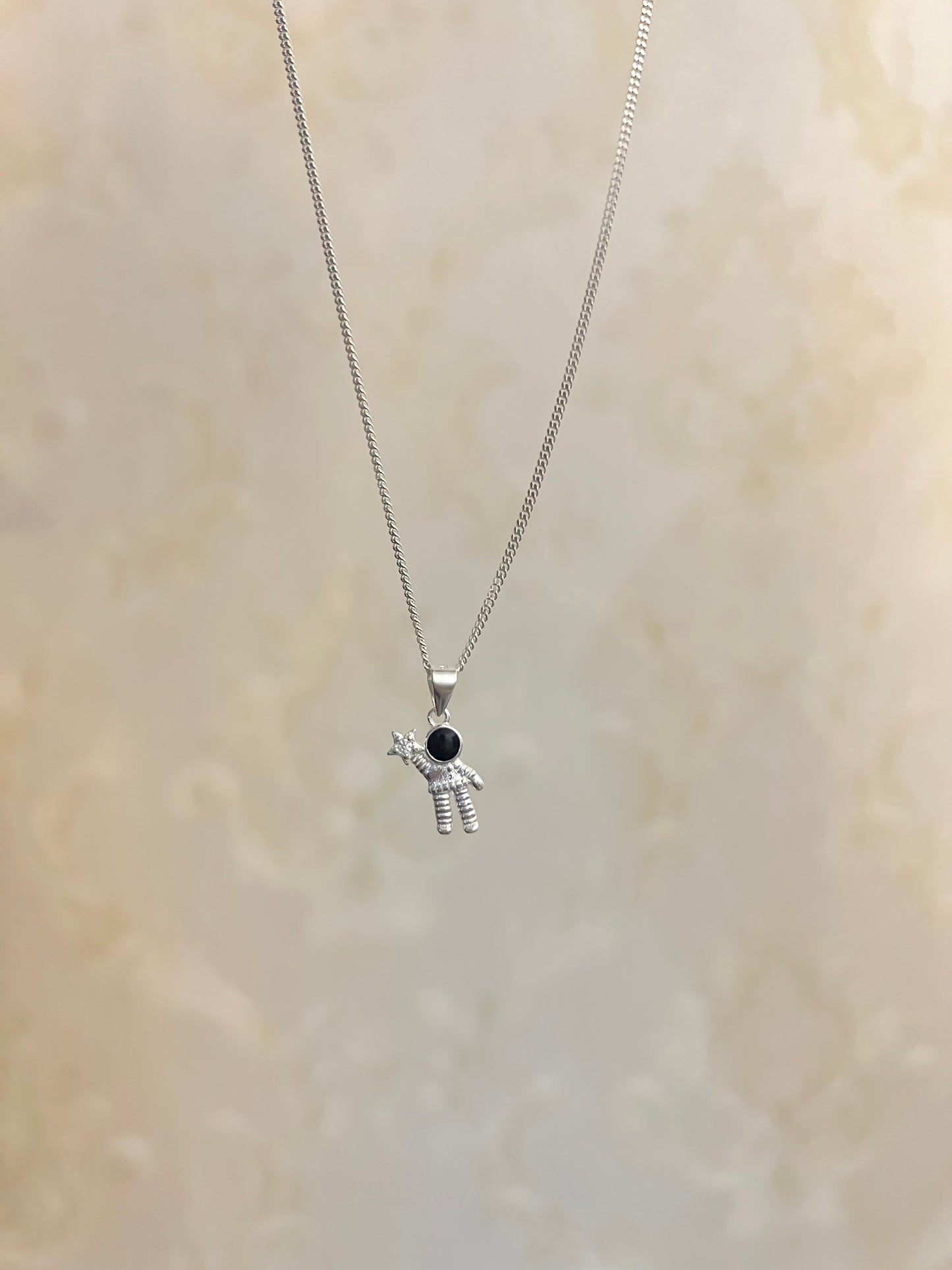 CADENA ASTRONAUTA PLATA LEY925