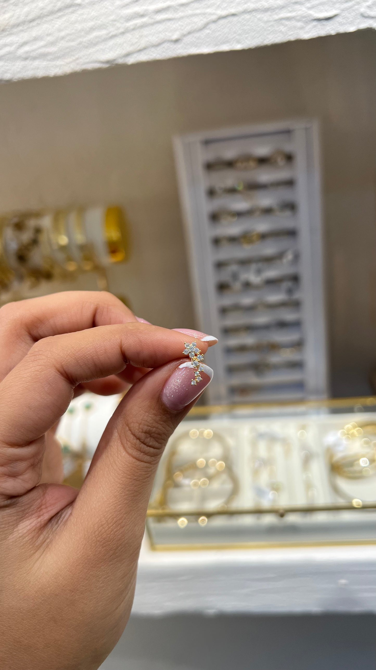 Piercing oro laminado