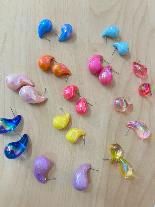 ARETES DE CARNAVAL AL MAYOR SURTIDO 6 unidades