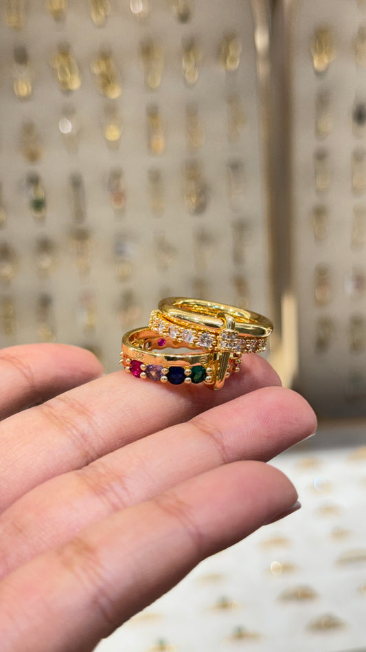 ANILLO X4 ARCOÍRIS
