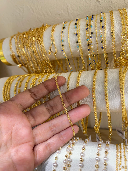 TOBILLERA TEJIDO CHINO