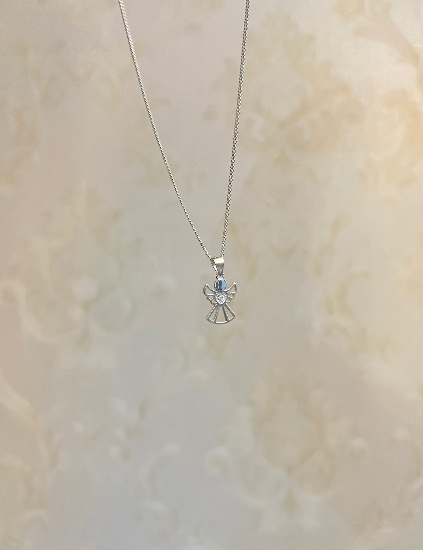 CADENA ANGEL PLATA LEY 925