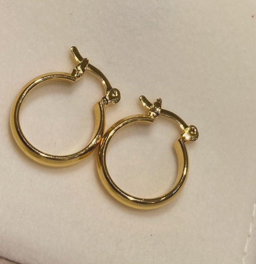 ARGOLLA RAYAS ORO LAMINADO 2cm