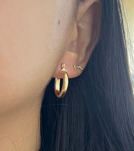 ARGOLLAS MATILDE GRANDE ORO LAMINADO
