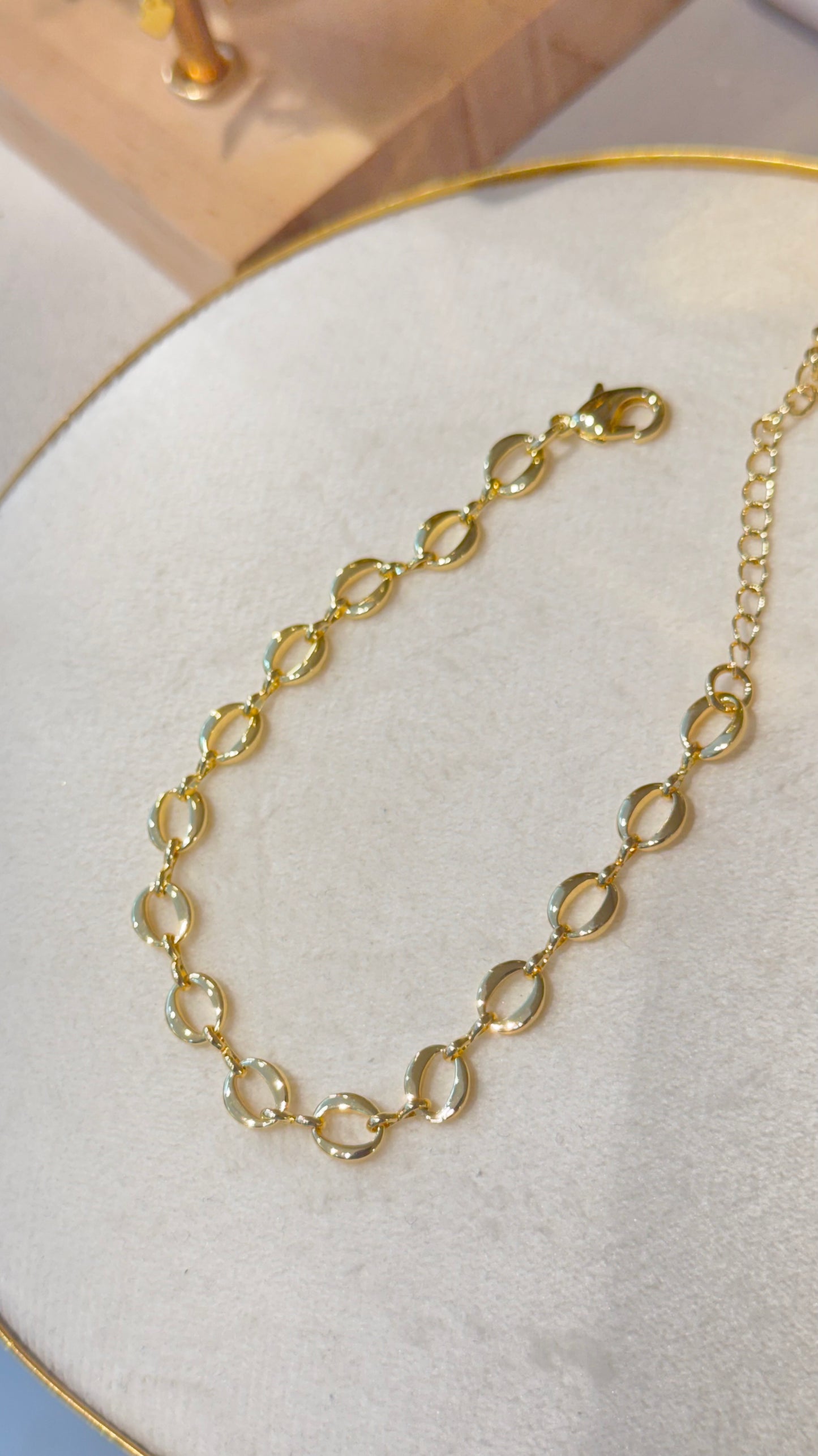 PULSERA OVALOS PEQUEÑOS
