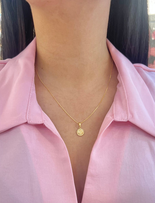 CADENA SOL ORO LAMINADO