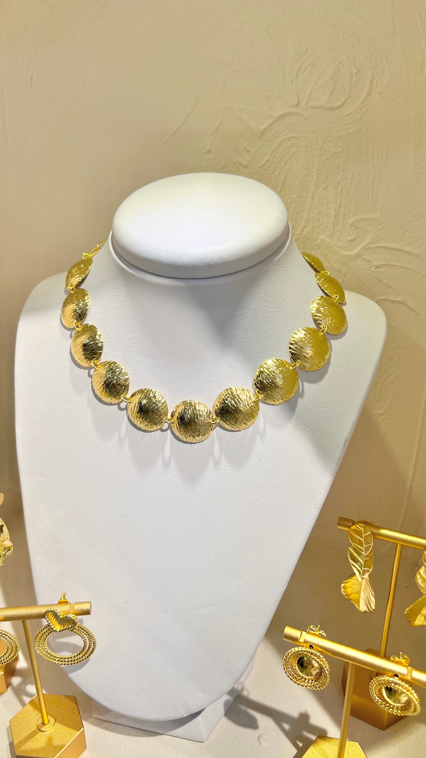 CHOKER DISCOS BRONCE