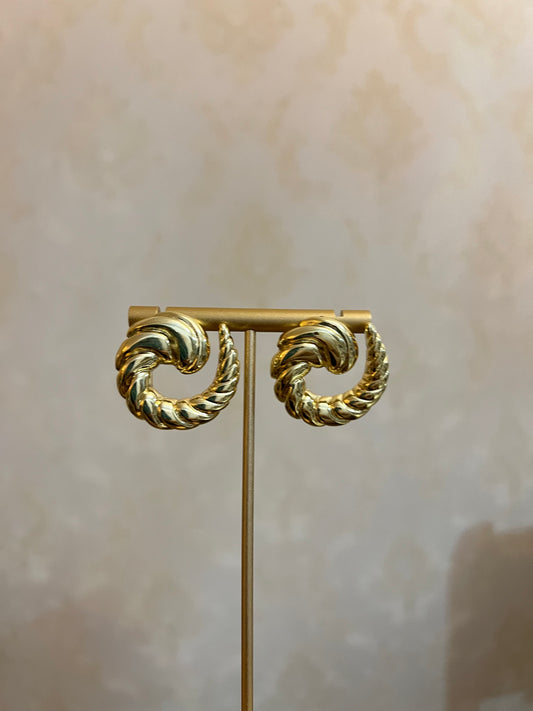 ARETES LAZO ESPIRAL