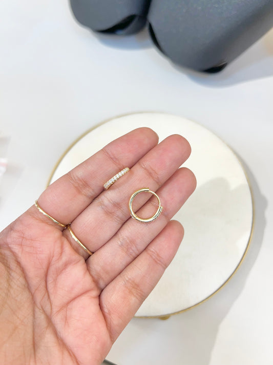 ARGOLLA CLÁSICA 15mm ORO LAMINADO