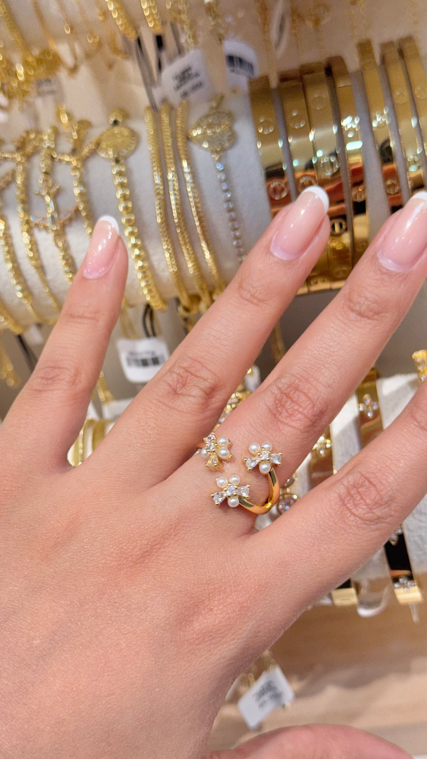 ANILLO TRIPLE FLOR