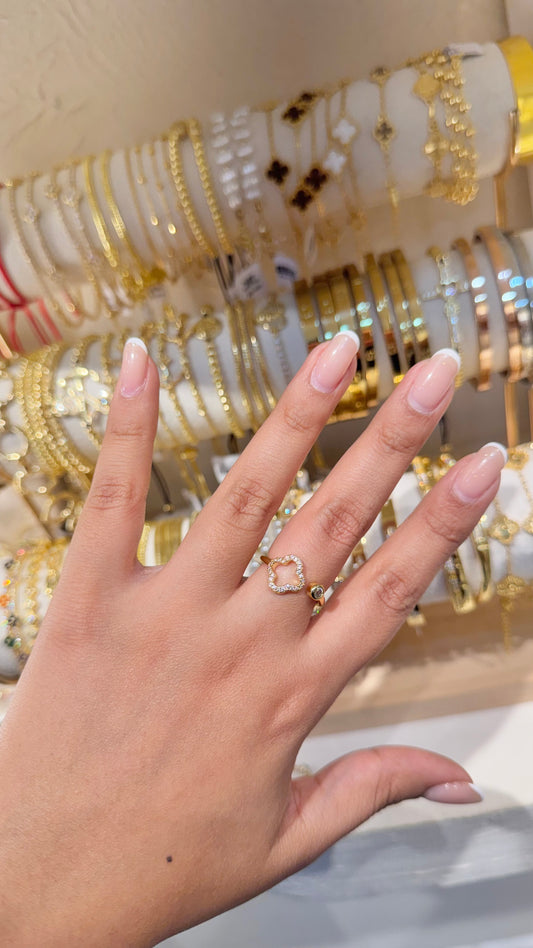 ANILLO BORDE TRÉBOL