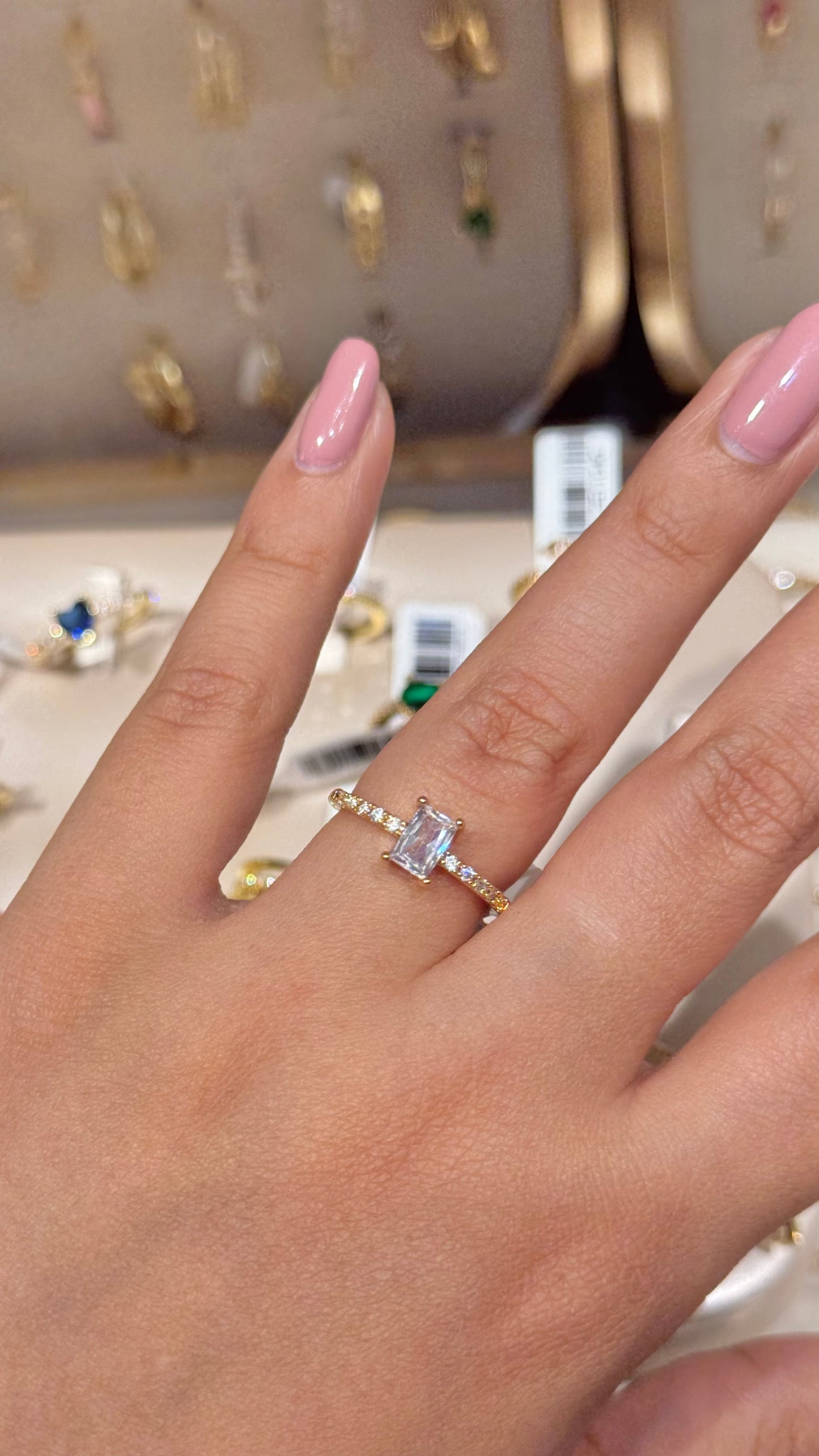 ANILLO CRISTAL RECTÁNGULO